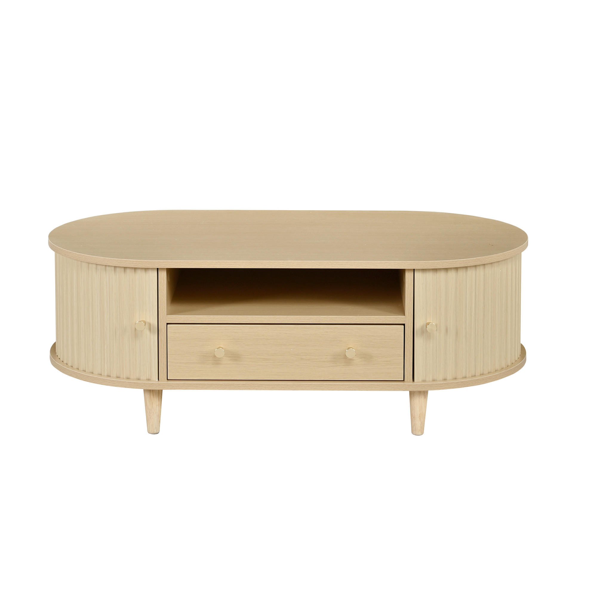 COUCHTISCH Holzfarbe - Naturfarben, Holzwerkstoff (100/50/36cm)