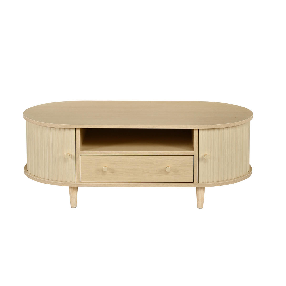 COUCHTISCH Holzfarbe - Naturfarben, Holzwerkstoff (100/50/36cm)