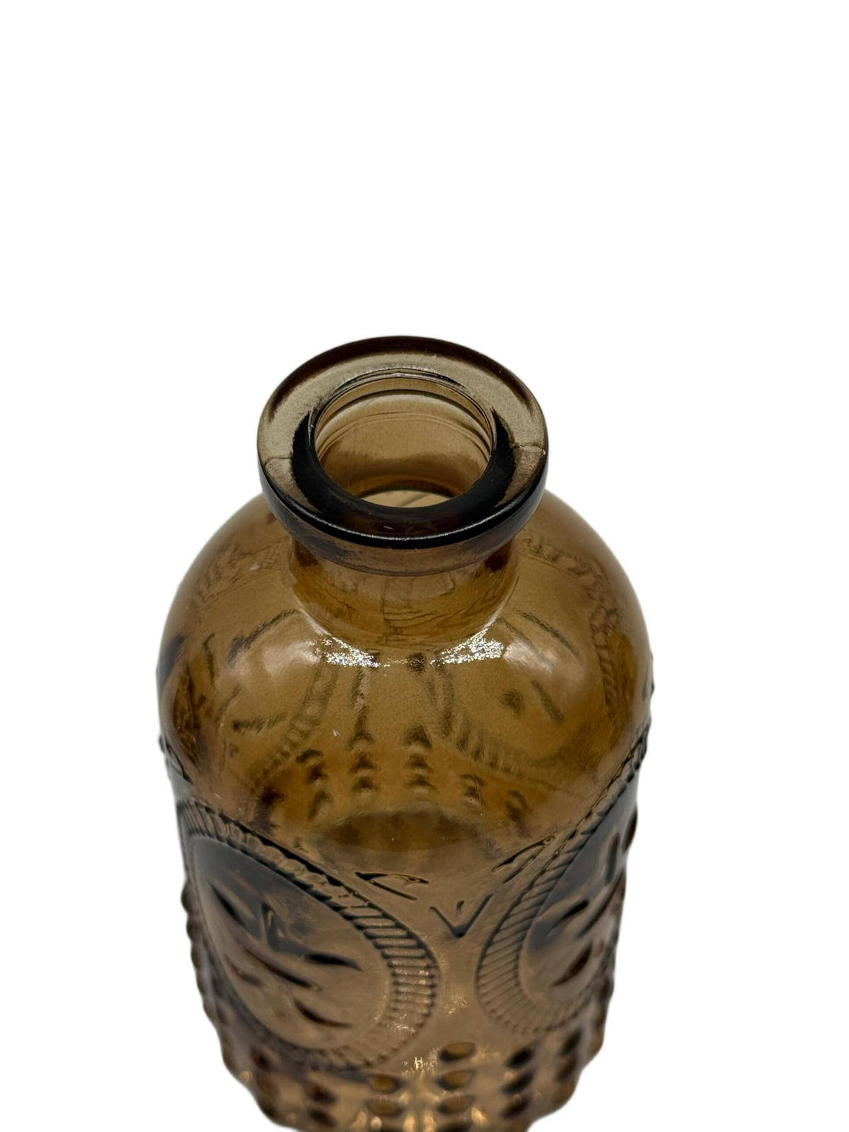 10xVASEN - Braun, Glas (14.5cm) - Relaxdays