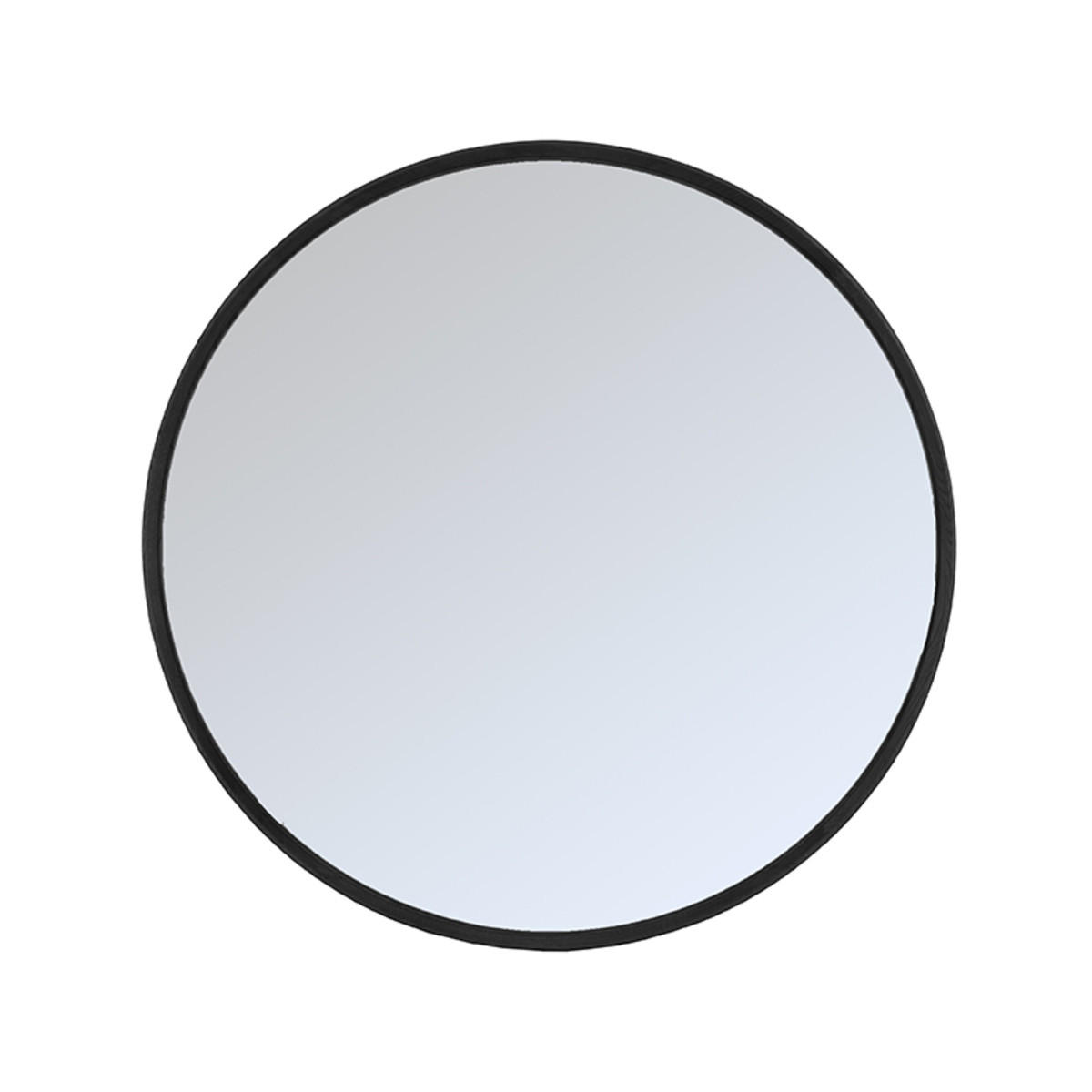 SPIEGEL Oliva Schwarz 5/110/110 cm - Schwarz, Holz (110/110/5cm) - LABEL51