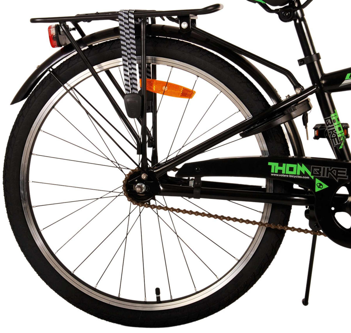 KINDERFAHRRAD Thornbike - Jungen - Rücktritt + Handbremse - 24 Zoll - Grün - Grün, Metall (61cm) - TPFSports