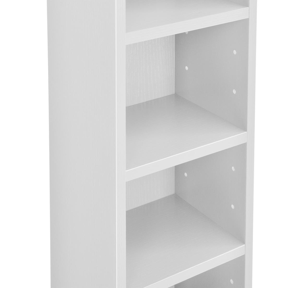 CD-REGAL Tynset - Weiß, Holzwerkstoff (20/90/20cm) - [en.casa]