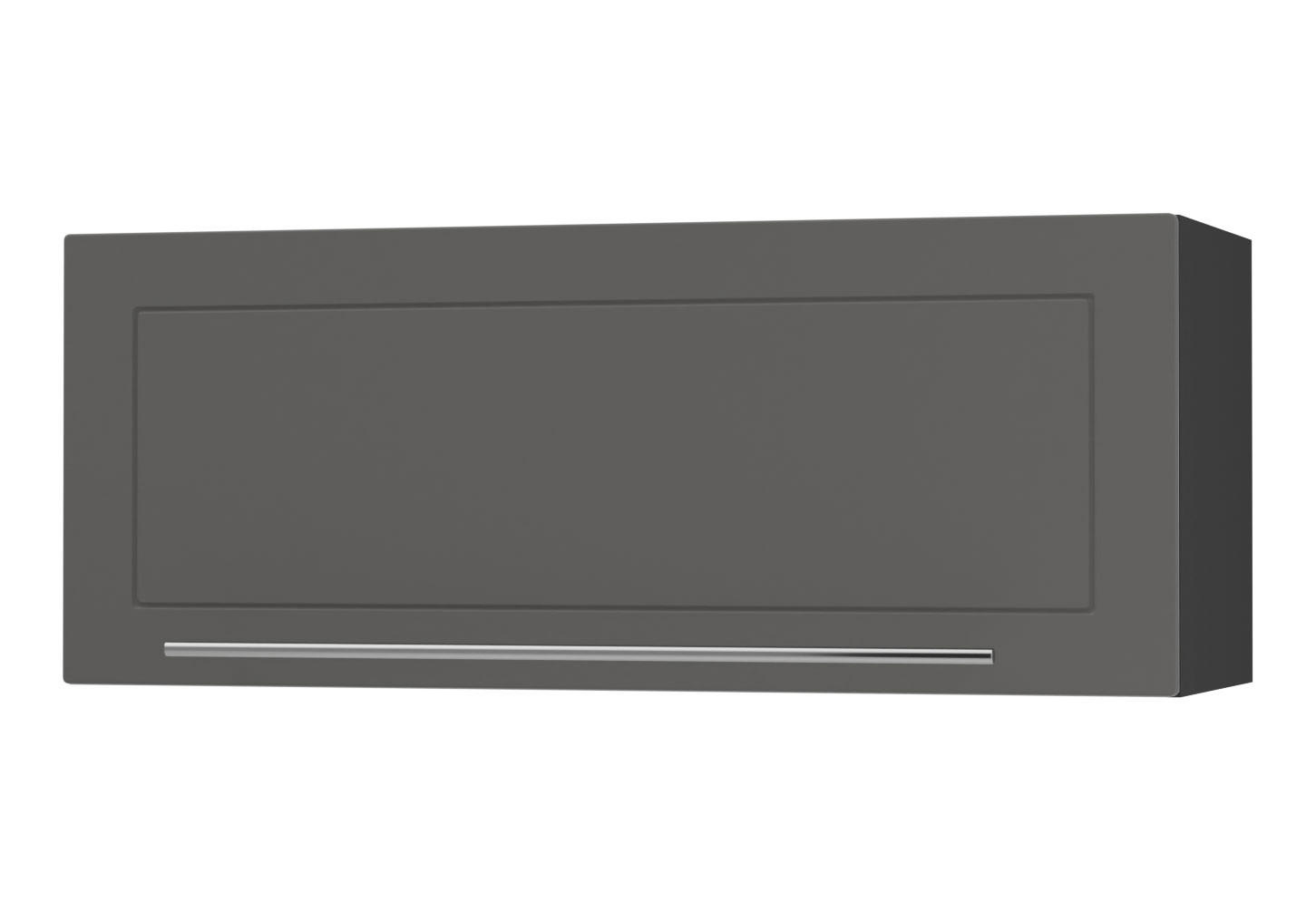 Feldmann-Wohnen Klapphängeschrank Graphit, Schwarz 90x36x32.5 cm