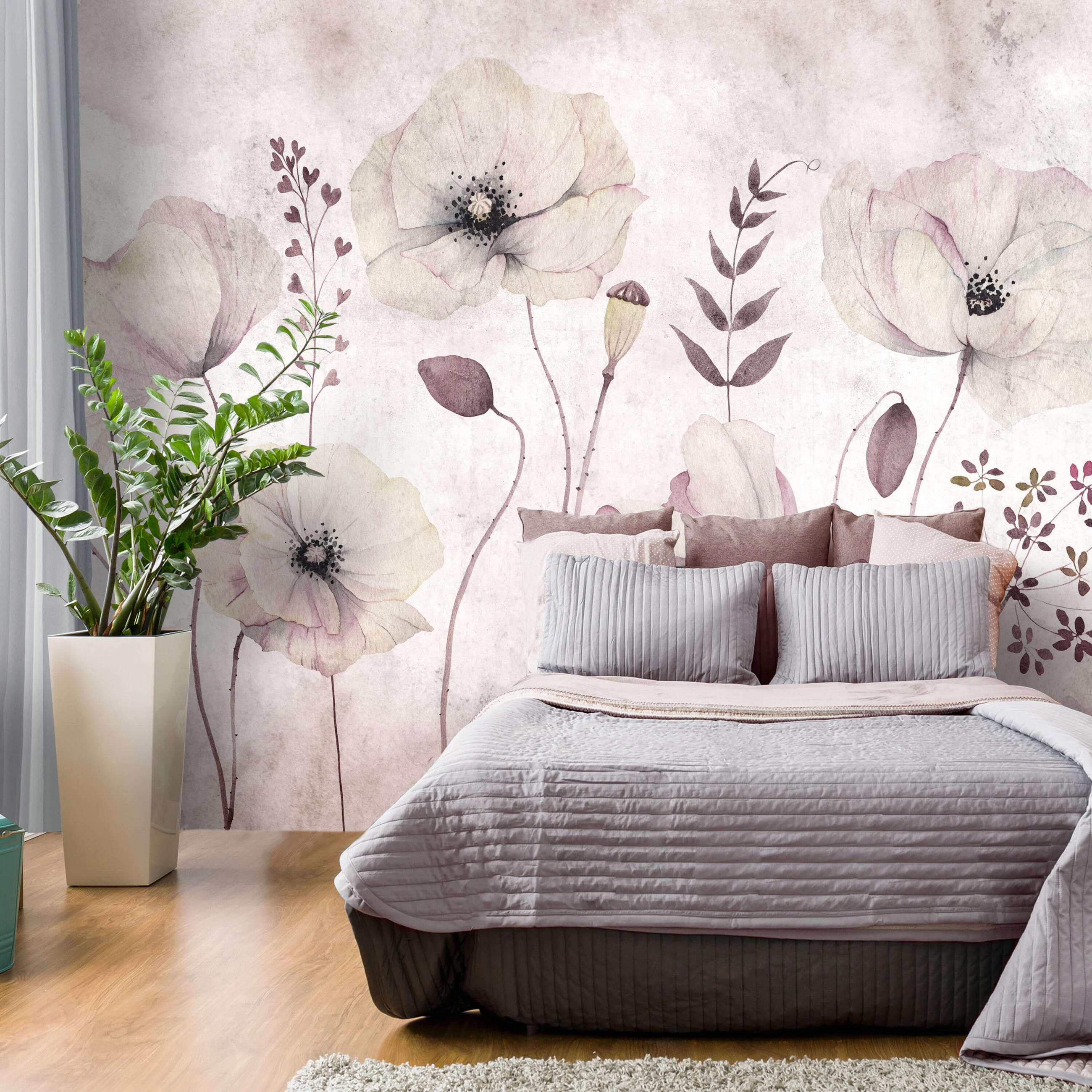 VLIESTAPETE Taupe 300/210 cm - Taupe/Beige, Textil (300/1cm) - KUNSTLOFT