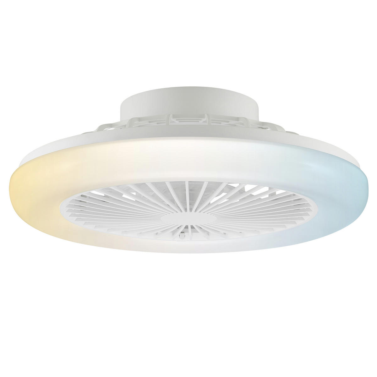 LED DECKENLEUCHTE Montero Weiß 42/42/13,7 cm - Weiß, Metall (42/42/13.7cm) - Brilliant