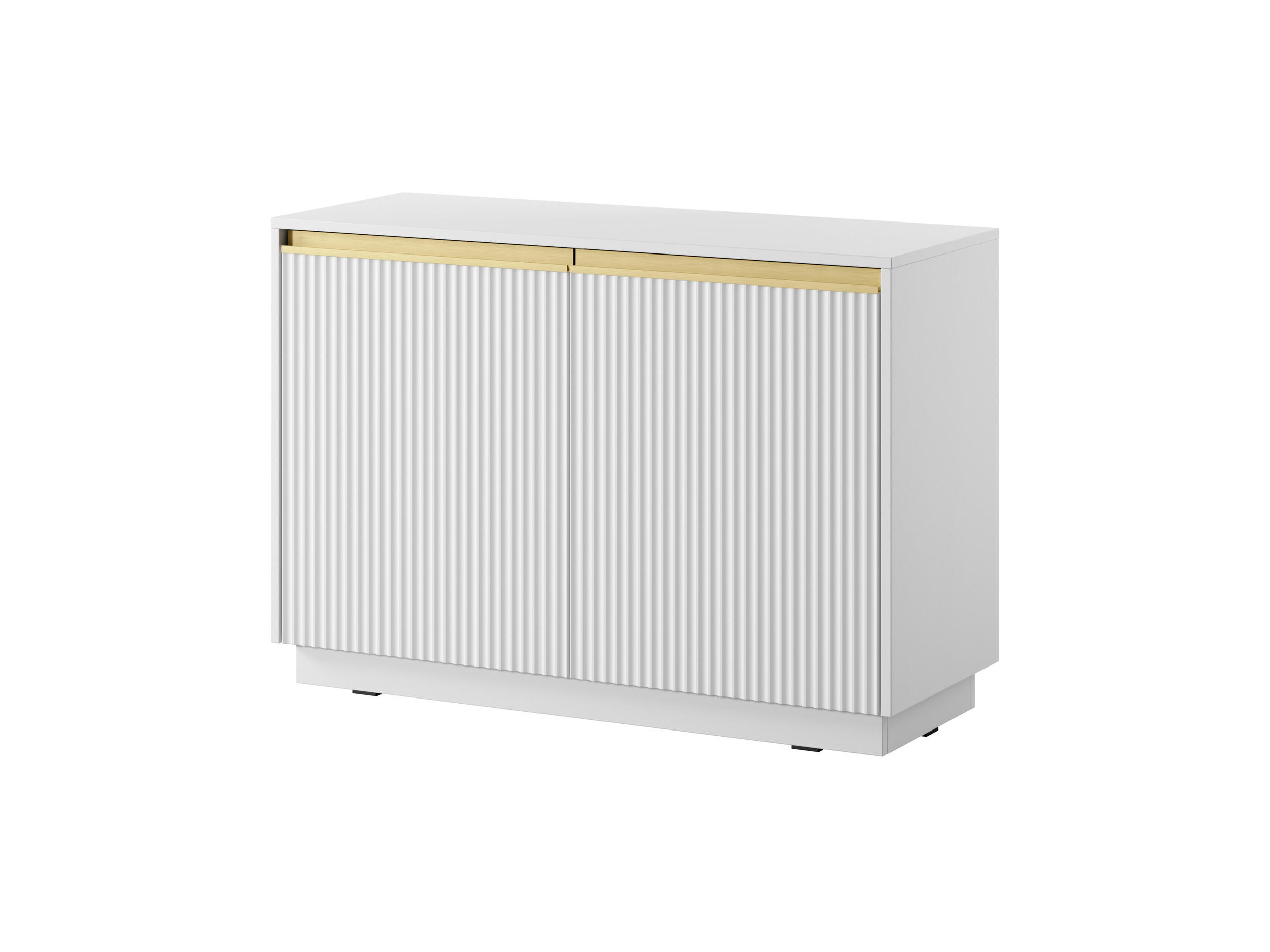 KOMMODE - Kommode Delu K104 - Weiß - Weiß, Holzwerkstoff (104/72/39cm) - Möblo
