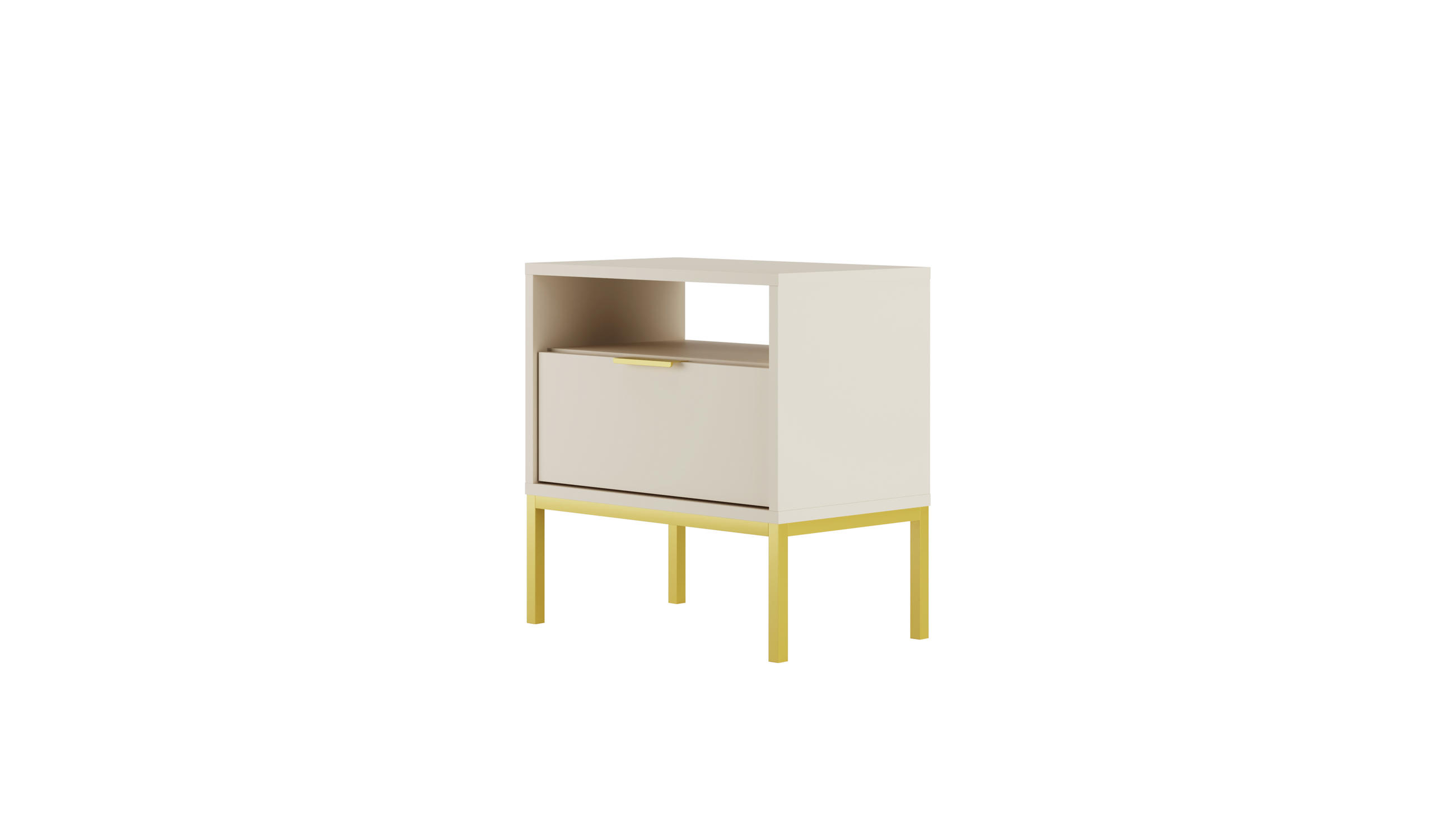 NACHTSCHRANK Austin 33/56,4/55 cm - Beige, Holzwerkstoff (33/56/55cm) - Kocot Kids