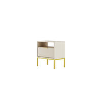 NACHTSCHRANK Austin 33/56,4/55 cm - Beige, Holzwerkstoff (33/56/55cm) - Kocot Kids