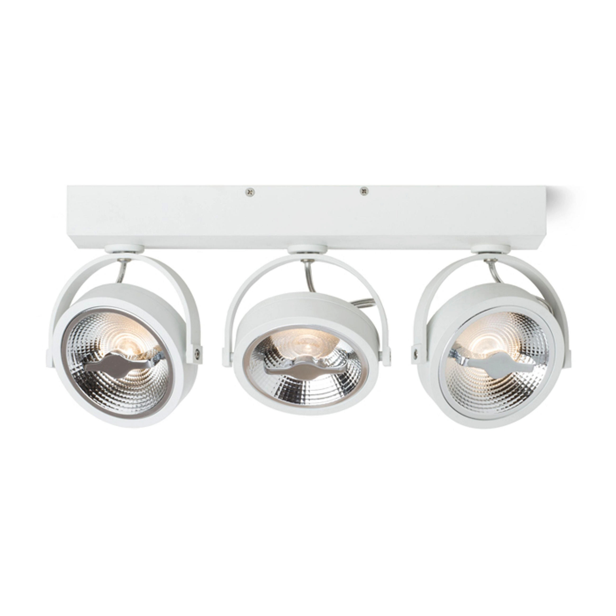 DECKENLEUCHTE KELLY LED III Weiß 36 W - Weiß, Metall (30/30/20cm) - Rendl
