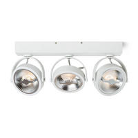 DECKENLEUCHTE KELLY LED III Weiß 36 W - Weiß, Metall (30/30/20cm) - Rendl