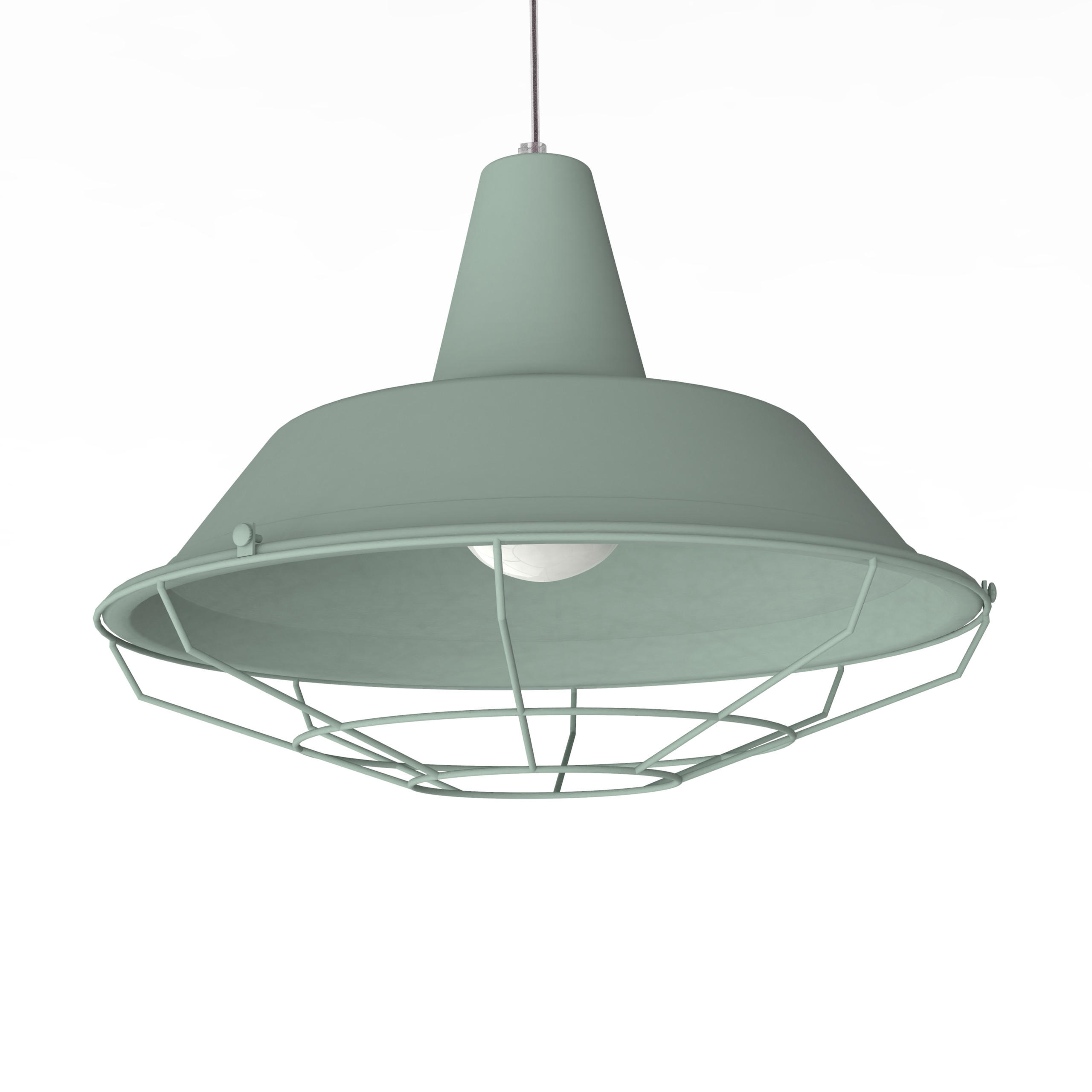 HÄNGELEUCHTE - Grün, Metall (45/45/40cm) - Lumicom