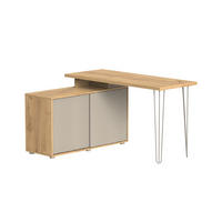 HÖRNSKRIVBORD Notivo Kaschmir 135 x 55 cm med arkivskåp - Kashmir, Träbaserade material (55/135/77cm) - Vicco