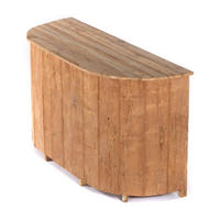 BARSCHRANK Circulo Massivholz naturfarben - Naturfarben, Holz (180/100/65cm) - CREEDWOOD
