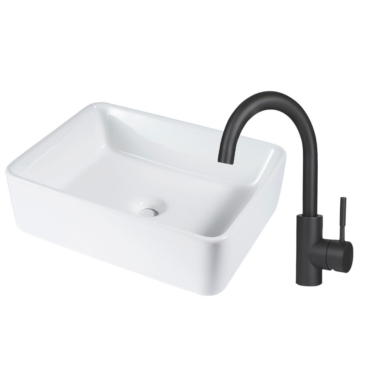 WASCHBECKEN Weiß 22/10/40 - Weiß, Keramik (22/10/40cm) - ZMH