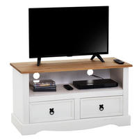 LOWBOARD CAMPO - Weiß/Braun, Holz (99/54/44cm) - CARO-Möbel