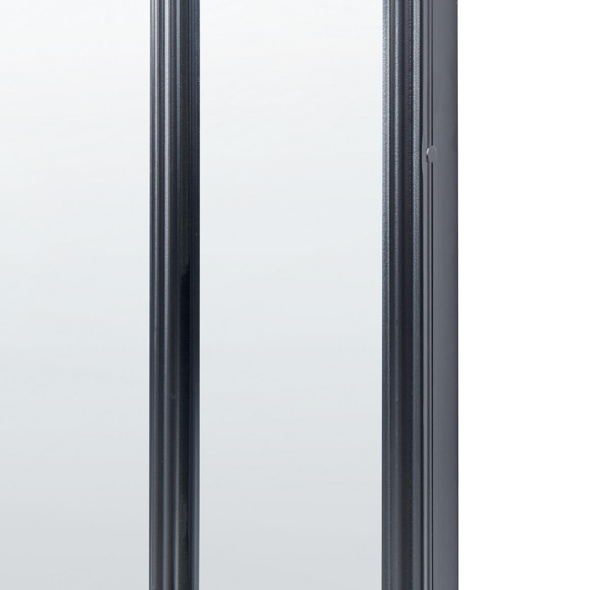 WANDSPIEGEL schwarz Metall 60/170 cm Crosses - Schwarz, Metall (60/170/3cm) - Beliani