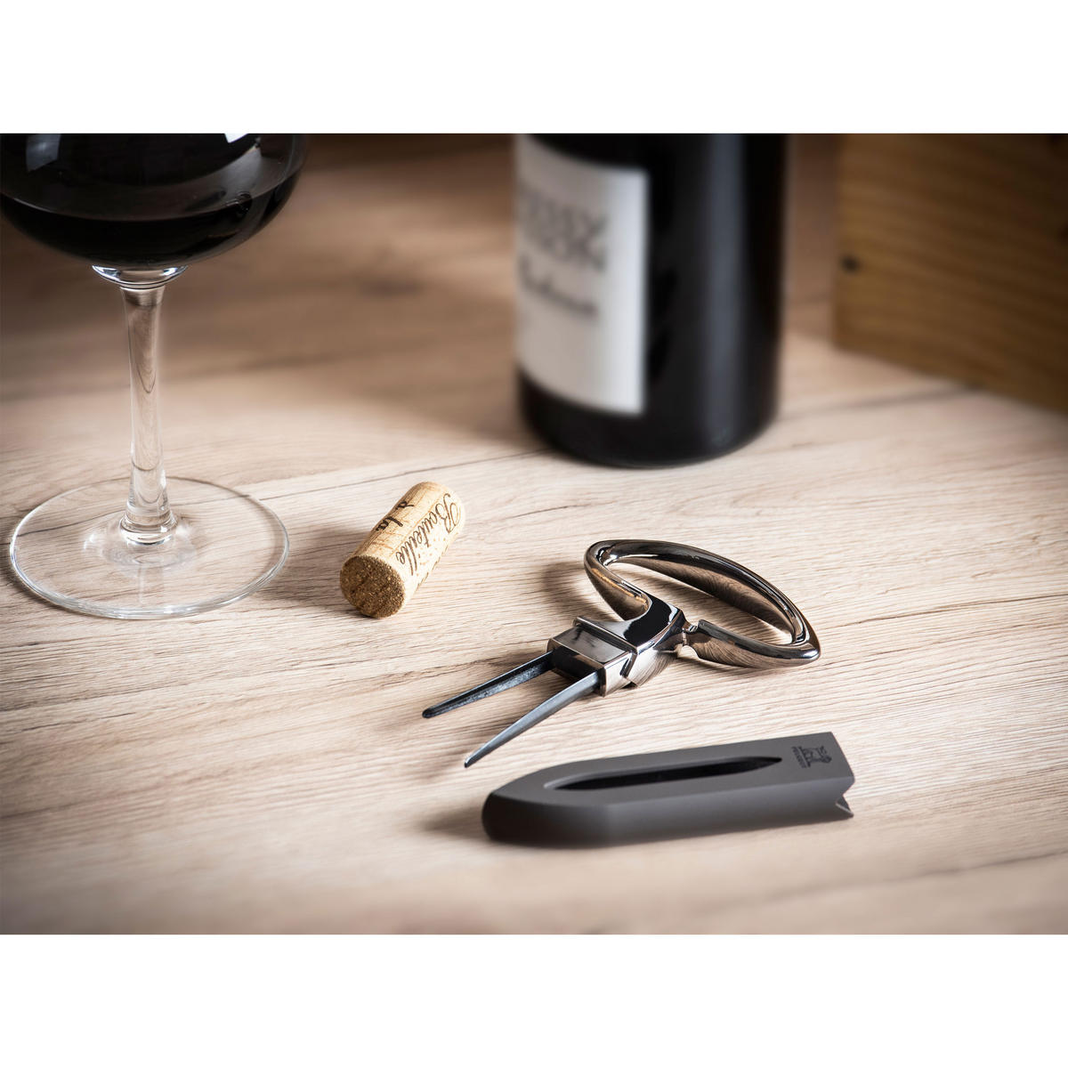 KORKENZIEHER Mathus Basalt Zamak ABS - Grau, Metall (1.5cm) - PEUGEOT