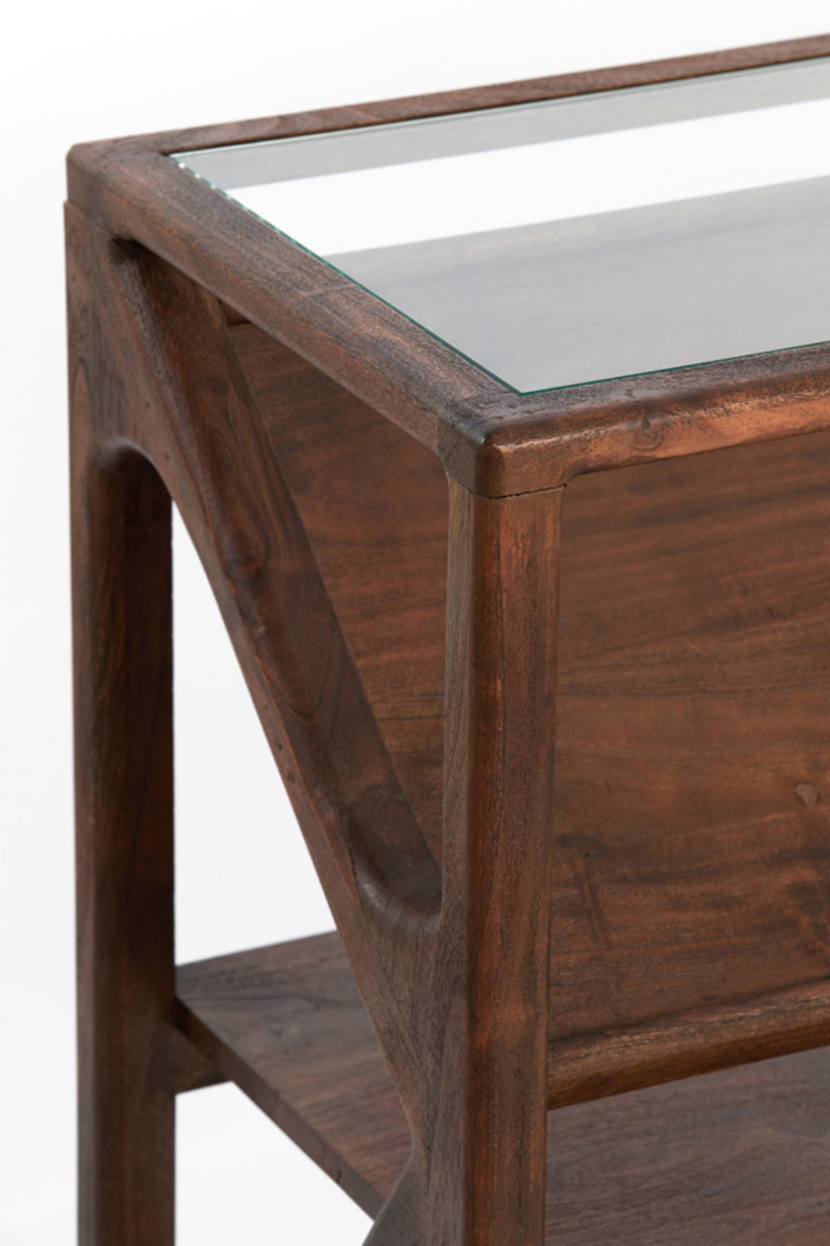 KONSOLENTISCH Yuki Braun 119/41/80 cm - Braun, Holz (119/41/80cm) - Light & Living
