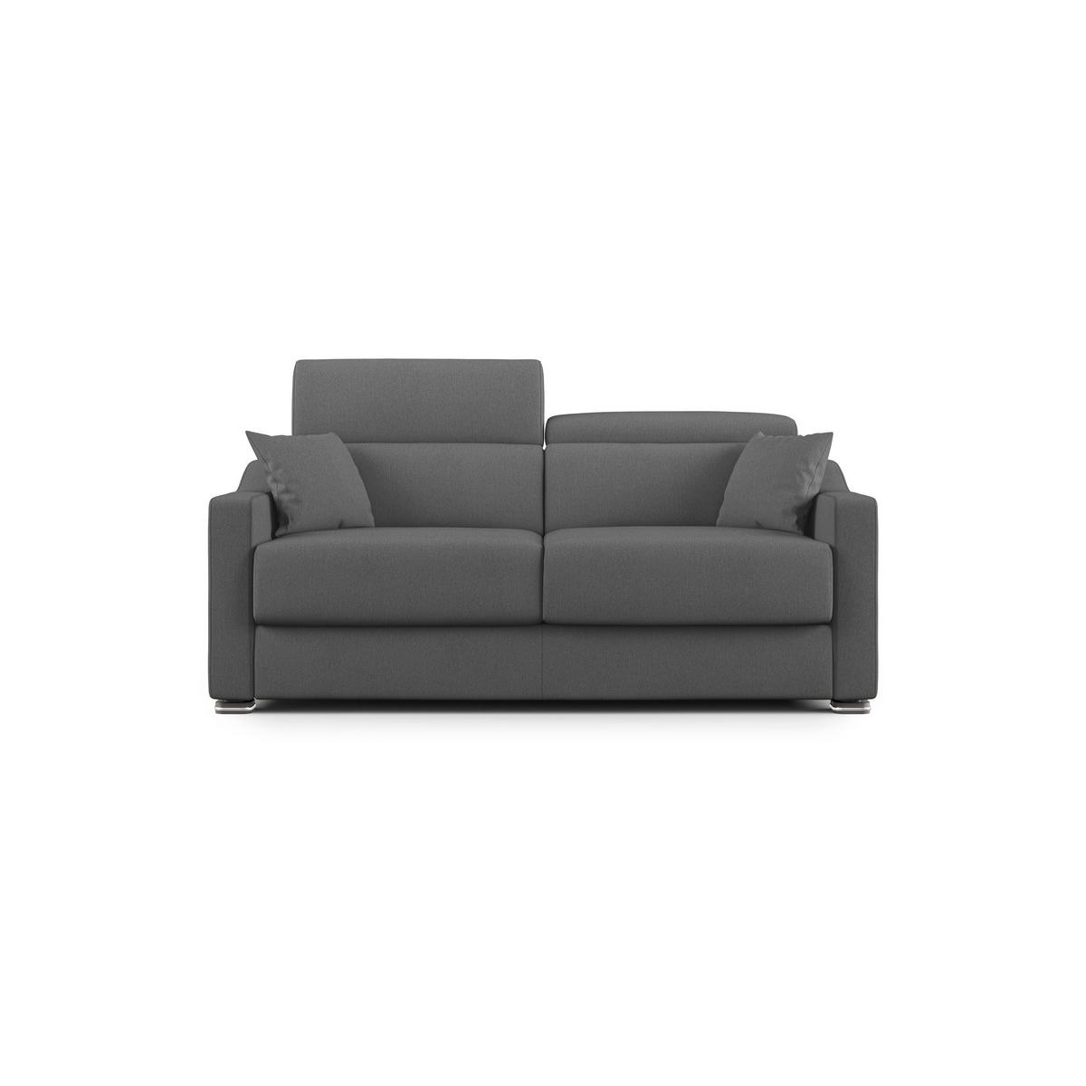 SCHLAFSOFA Amber - Anthrazit, Textil (191/100/98cm) - Divani.store