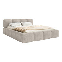 POLSTERBETT BALMONTE 140x200 cm, Beige - Beige, Textil (200/140cm) - Fedve