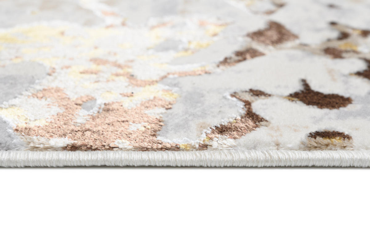 TEPPICH GOLDEN Creme 160/230 cm - Creme, Kunststoff (160/230cm) - Tapiso