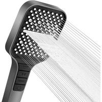 HANDBRAUSE 7 Strahlarten Grau - Grau, Kunststoff (10.5/12.7/26cm)