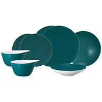 EINSTEIGER-SET Life Fashion Trendy Petrol 8er Set - Petrol, Keramik (1/1/1cm) - Seltmann Weiden