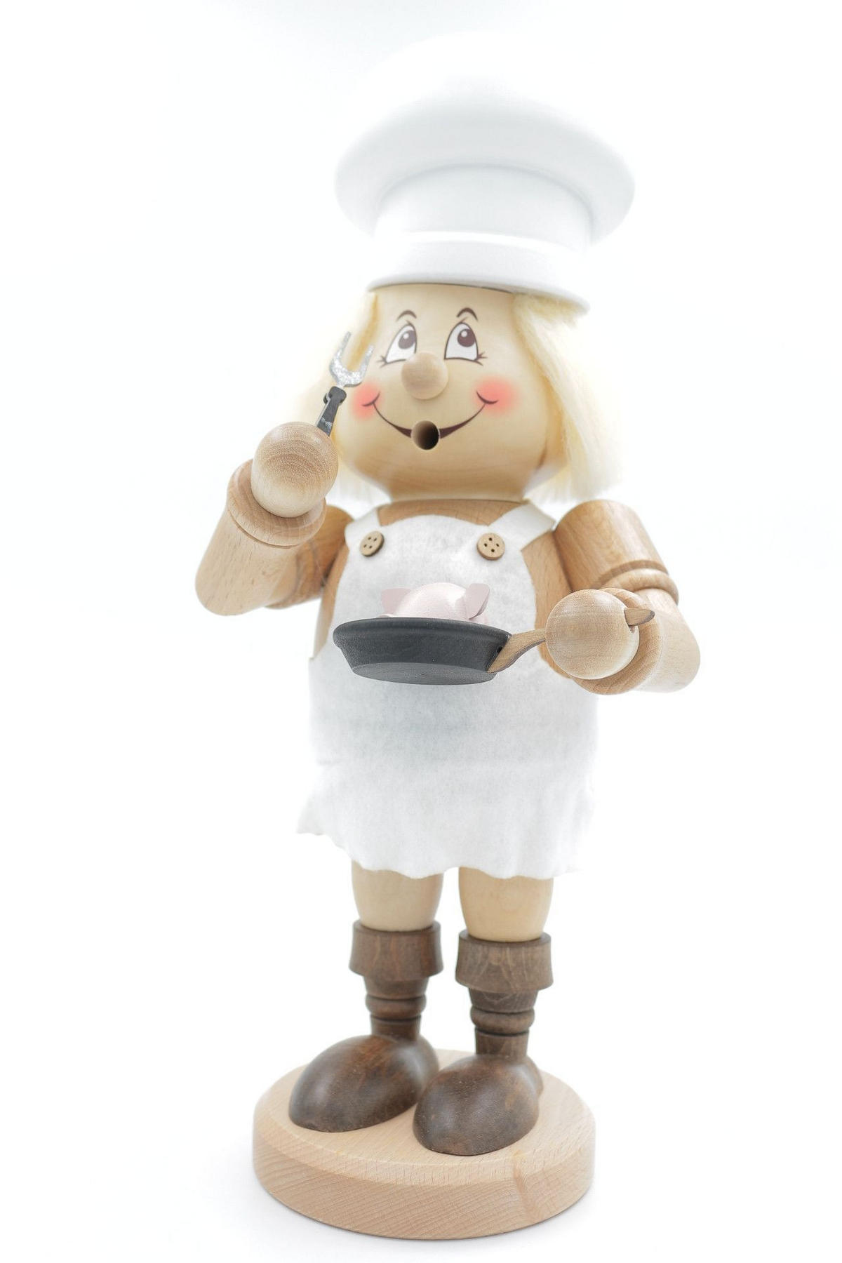 RAUCHFIGUR Wichtel Koch 32 cm - Multicolor, Holz (15/34/0.1cm)