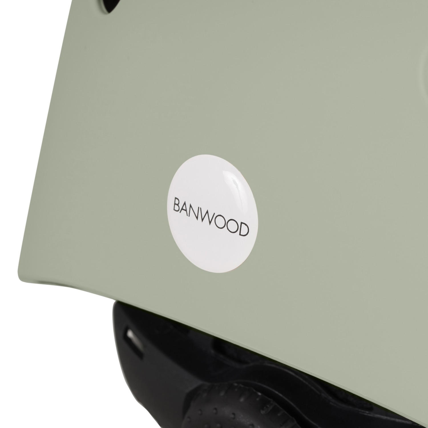 HELM für Kinder aus ABS-Recyclingmaterial, ab 3 Jahren, Olive - Olivgrün, Kunststoff (21/24cm) - Banwood