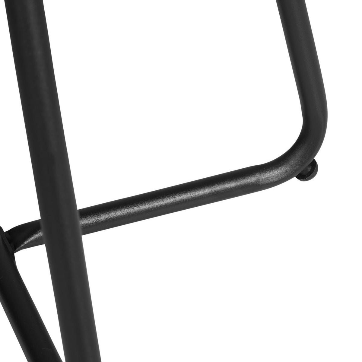 BEISTELLTISCH rund Metall Schwarz - Schwarz, Metall (45/44/45cm) - Homestyle4u