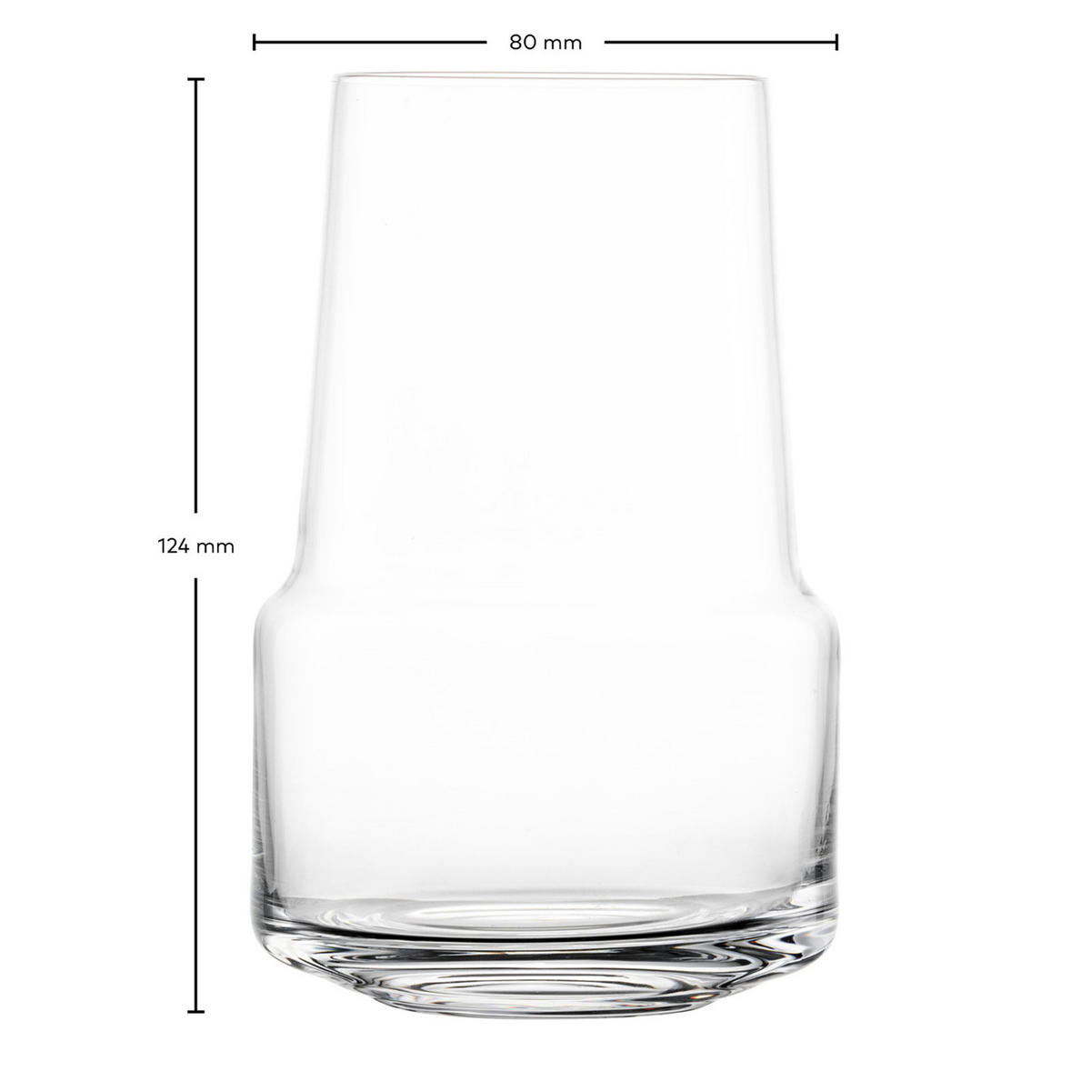 SEKT TUMBLER Level transparent 412 ml 6er Set - Transparent, Glas (412L) - Zwiesel Glas