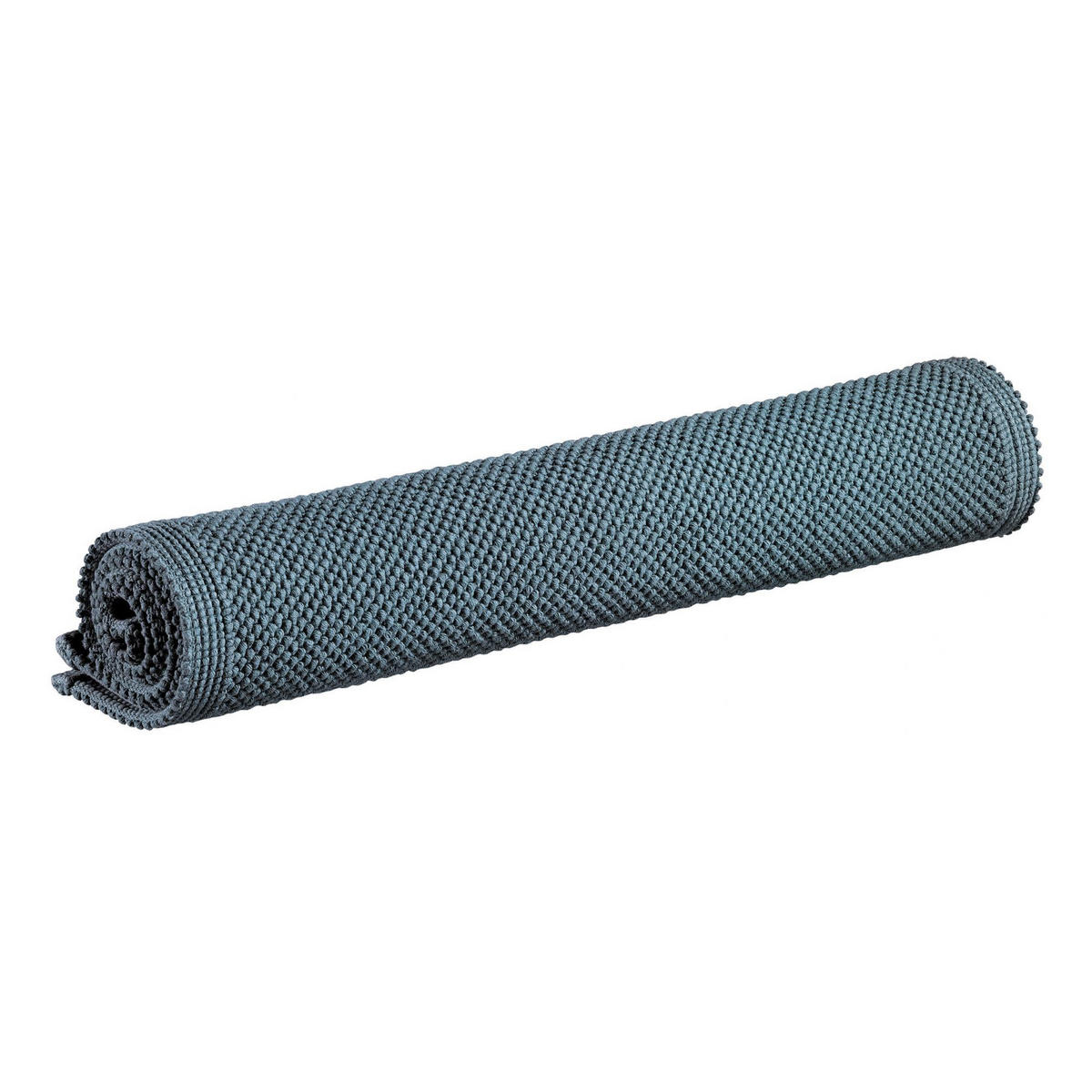 BADEMATTE Etia indigoblau 54 x 64 cm - Blaugrau, Textil (54/64cm) - Vivaraise
