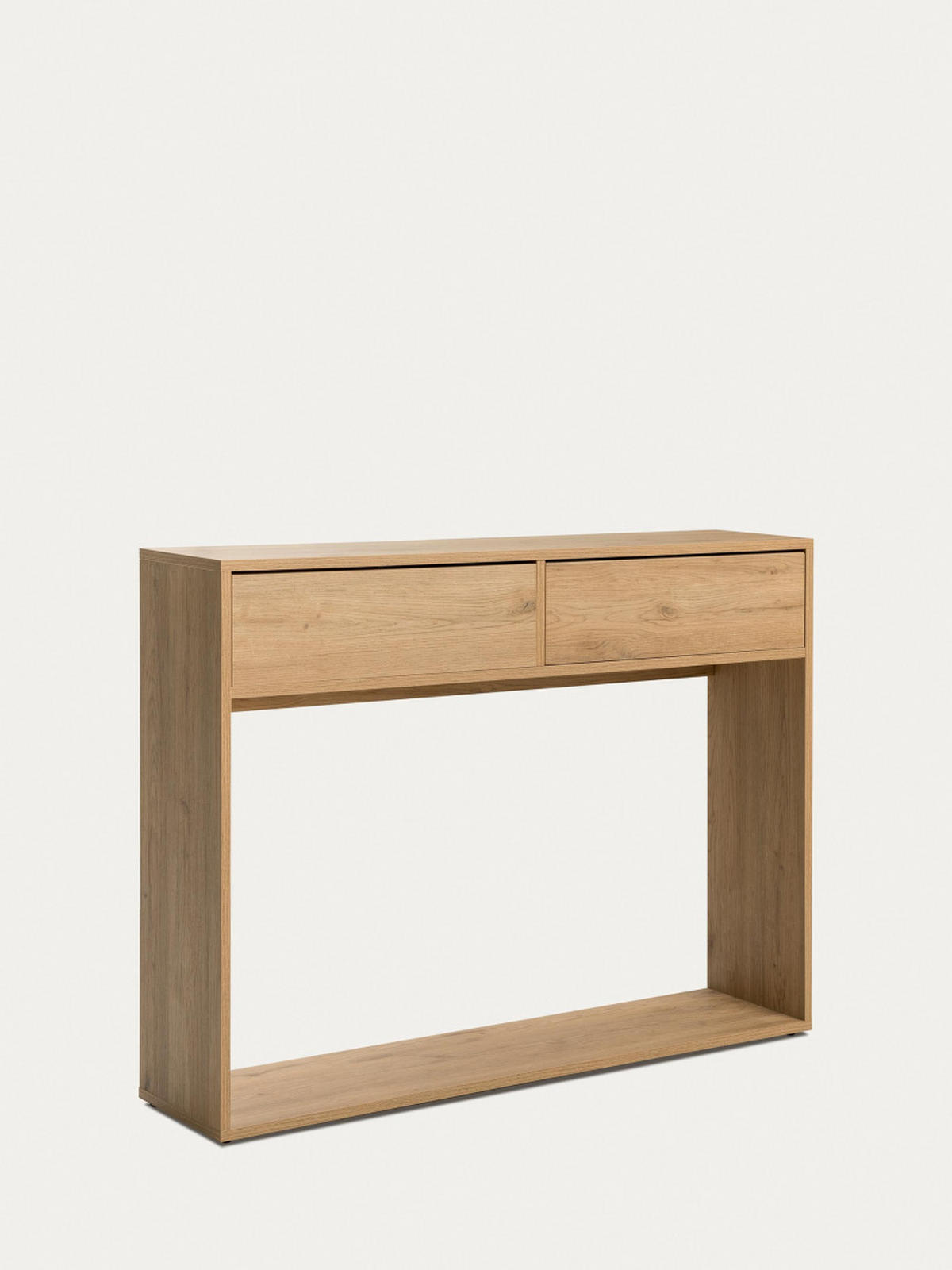 KONSOLE Hegas Natur 110 cm x 81 cm - Braun, Holzwerkstoff (110/81/25cm) - Kenay Home