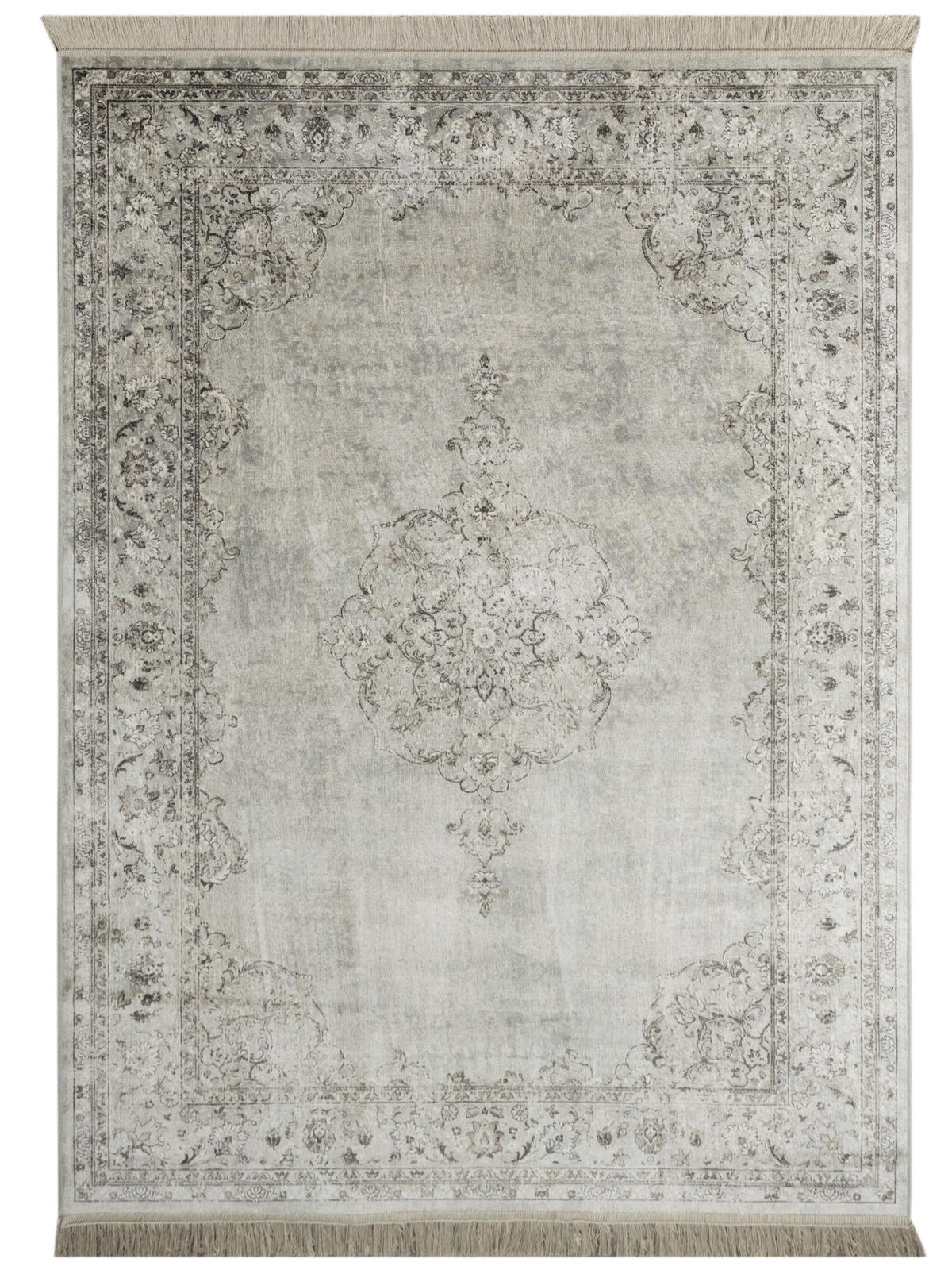 ORIENTTEPPICH 160/230 cm Riad Vintage Keshan - Grau, Textil (160/230cm) - Steffensmeier
