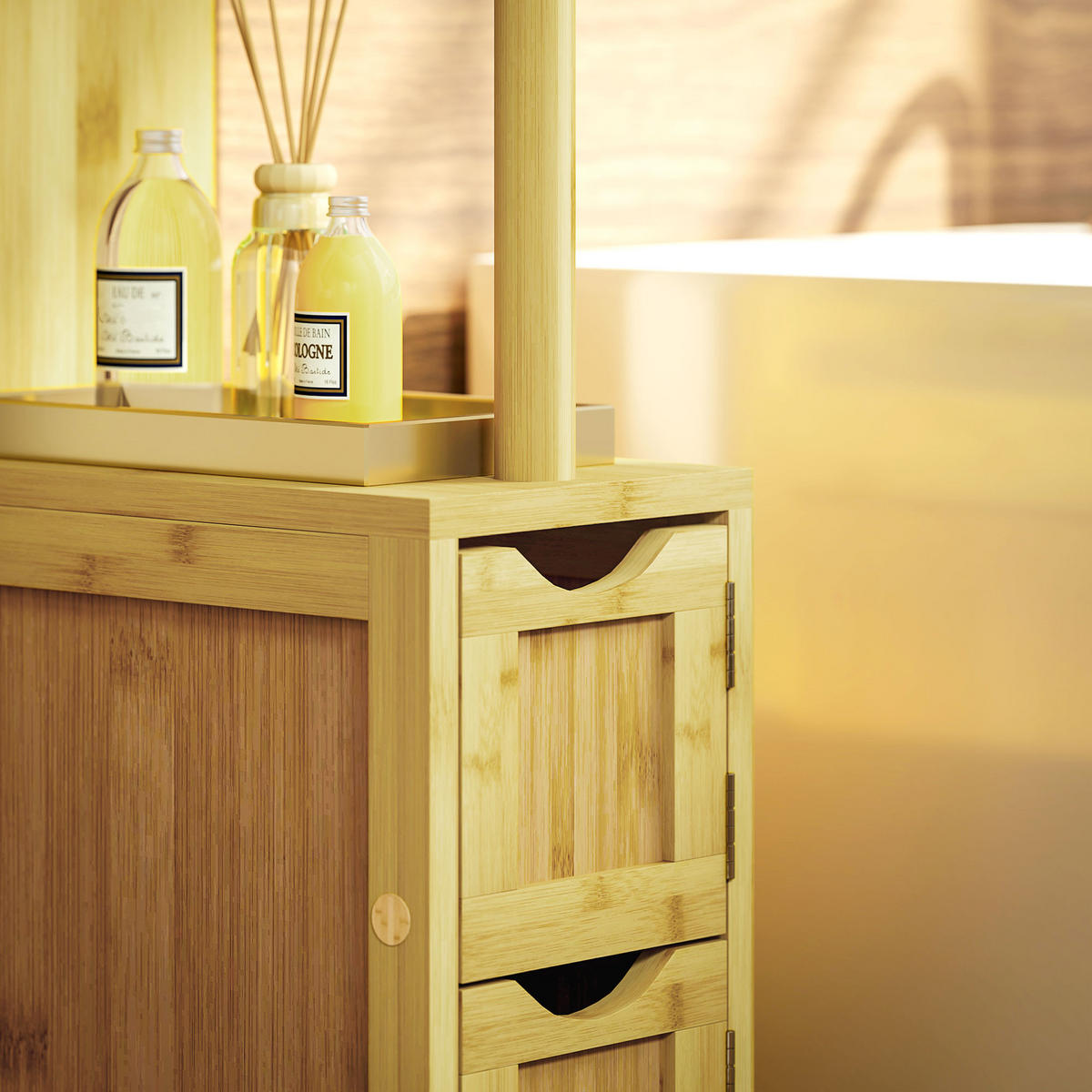 HOCHSCHRANK DE-12430 18/30/120 cm Natur - Naturfarben, Holzwerkstoff (30/120/18cm) - ComfortXL