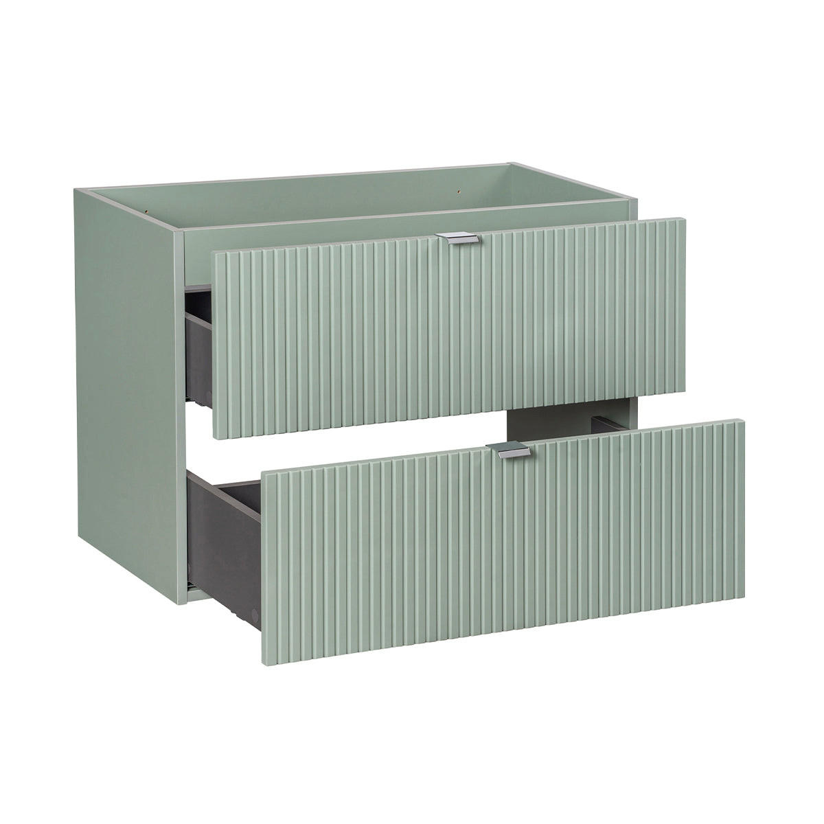 WASCHTISCHUNTERSCHRANK 80cm Jade Grün - Grün, Holzwerkstoff (80/57/40cm) - Petits-meubles