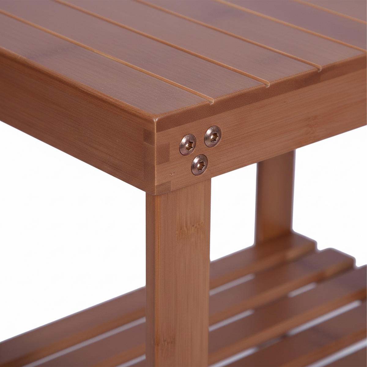 KÚPEĽŇOVÝ stolík - svetlohnedá, drevo (44/41/28cm) - Relaxdays