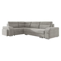 ECKSOFA Alvares, Seite: Links - Beige, Holz/Kunststoff (305/205cm) - MIRJAN24