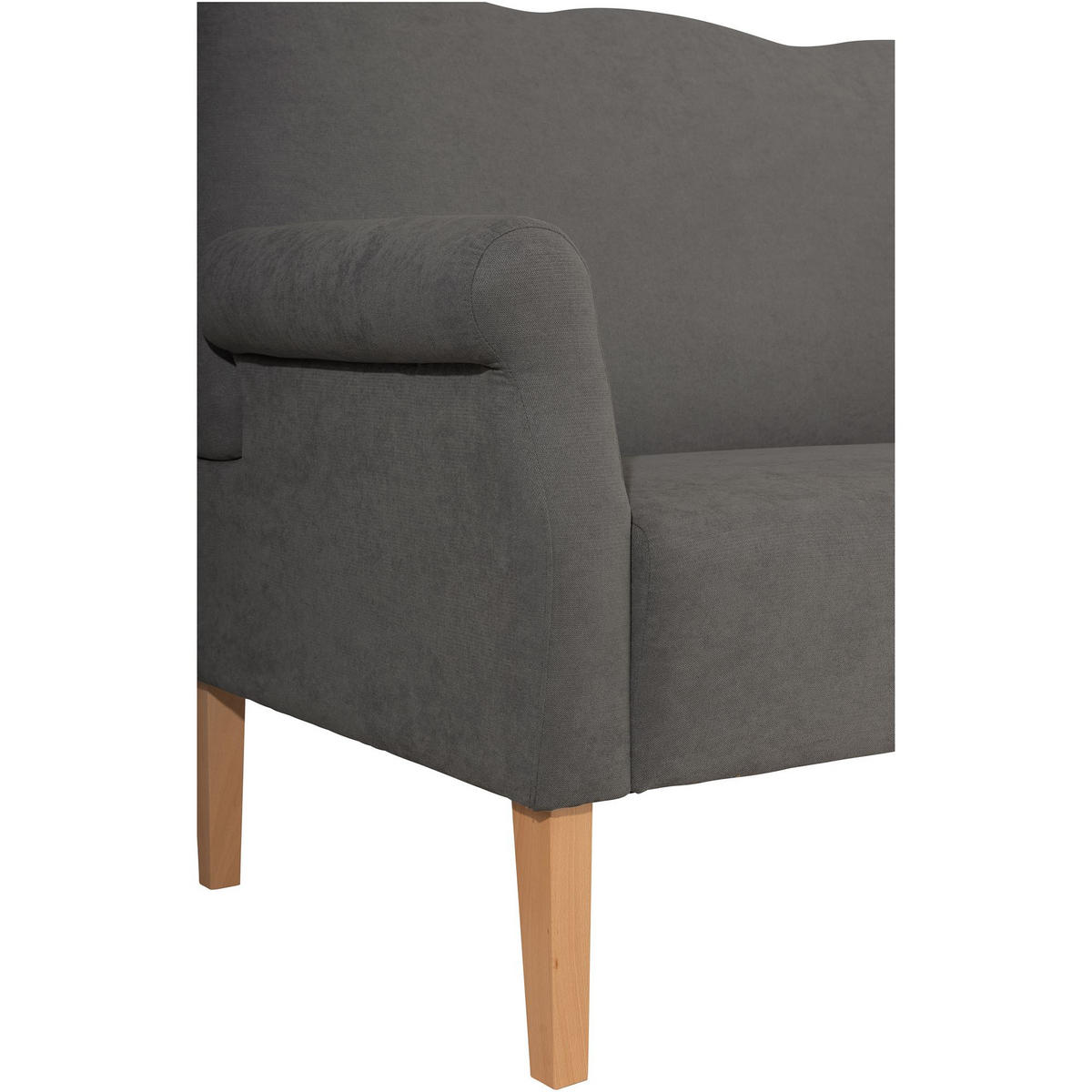 DININGSOFA Karin Flachgewebe anthrazit - Anthrazit, Kunststoff (84/103/147cm) - 58aufmkessel