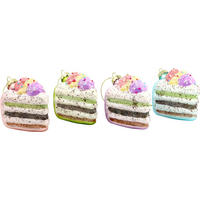 GLASSCHMUCK Cake party 4-tlg. - Multicolor, Glas (7/8/6cm) - FURNARO