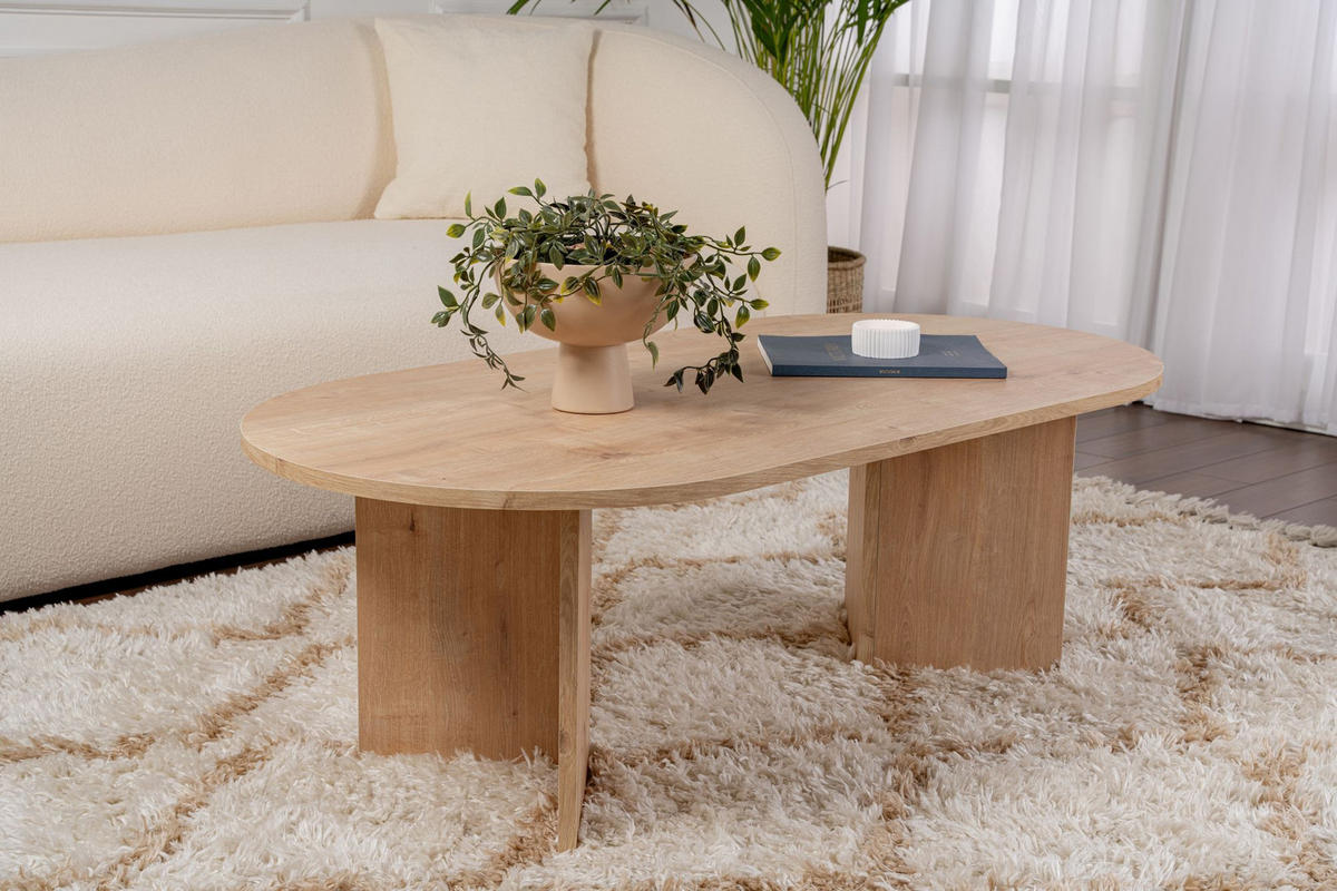 COUCHTISCH sable Chêne Saphir - Braun, Holzwerkstoff (119/60/40cm) - Habitat Garten