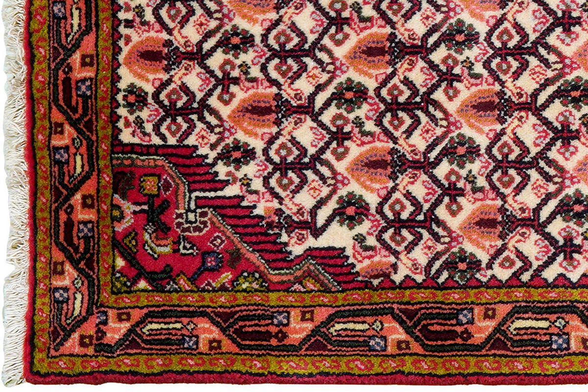TEPPICH Assadabad Mehrfarbig 185/74 cm Schurwolle - Multicolor, Textil (74/185cm) - Looma