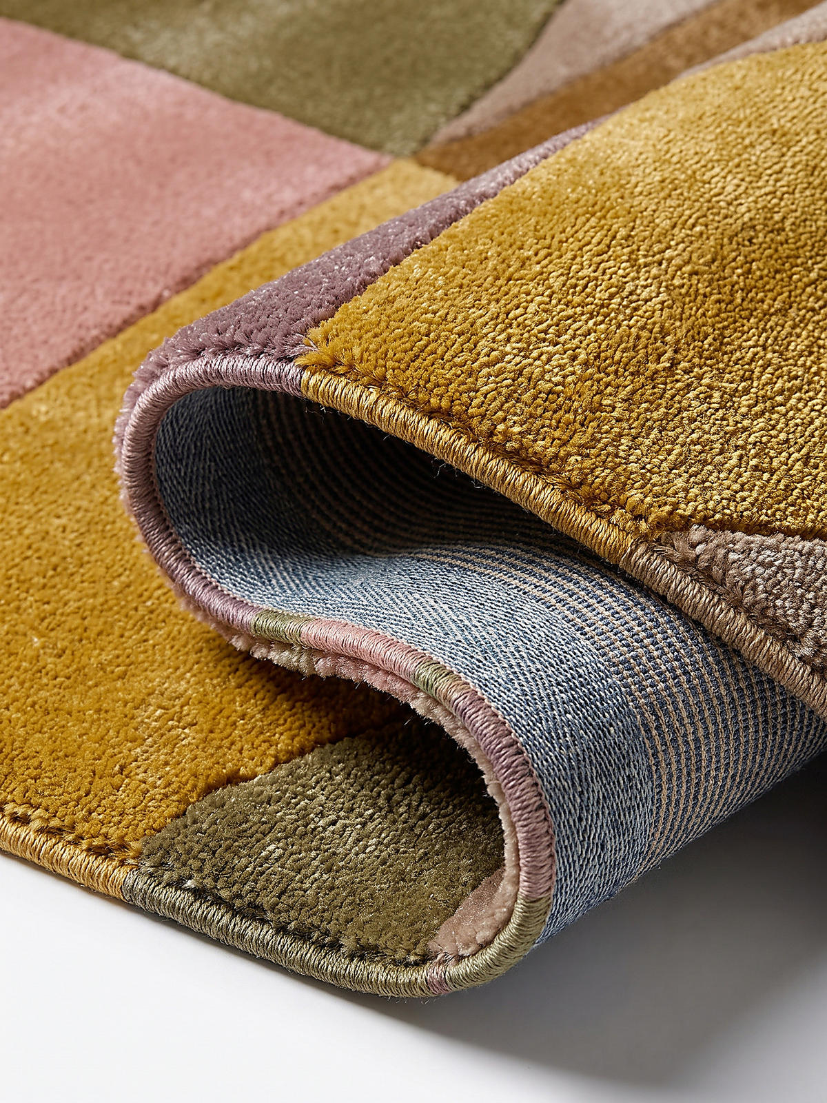TEPPICH Kurzflor, handgetuftet, EVENLODE, in Multi, Bogenformen, 160 x 230 cm - Multicolor, Textil (160/230cm) - KADIMA DESIGN