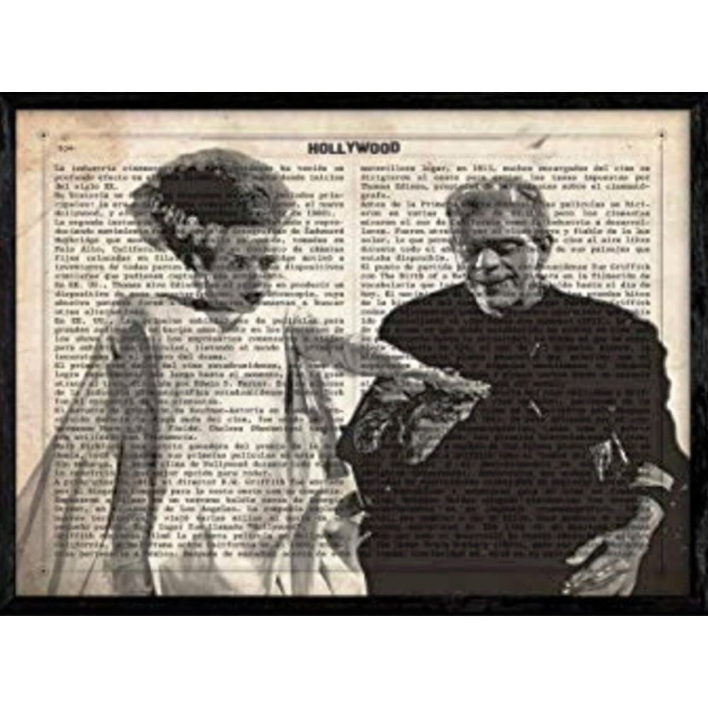 POSTER Braut Von Frankenstein A4 Rahmenlos - Klar, Papier (29.7/5/21cm) - Nacnic