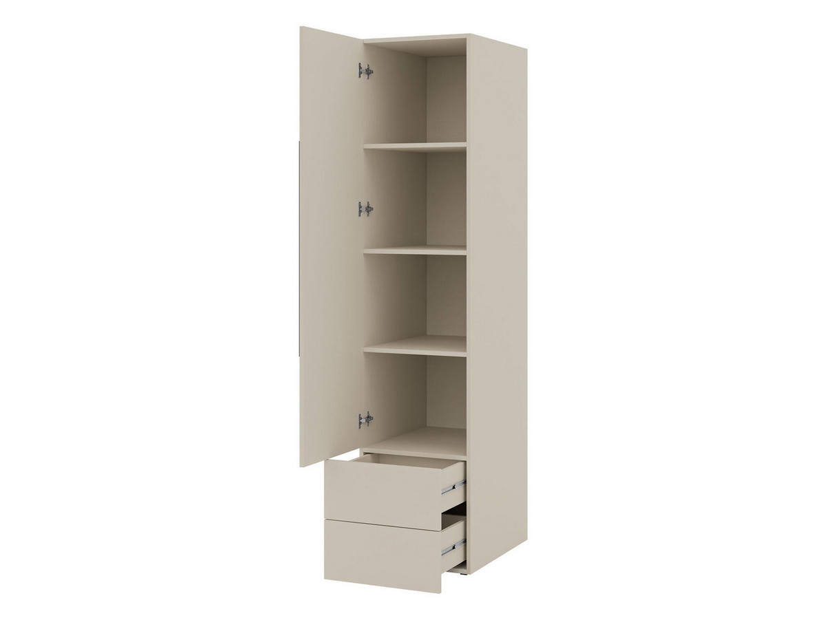 REGAL Lorin 1D2S LO03 L / P - Kaschmir, Holzwerkstoff (45/195/40cm) - MIRJAN24