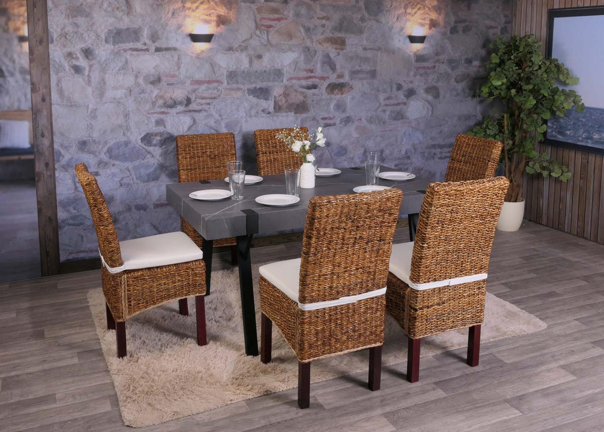 ESSZIMMERSTUHL Braun 2er-Set - Braun, Holz (46/96/41cm) - MCW