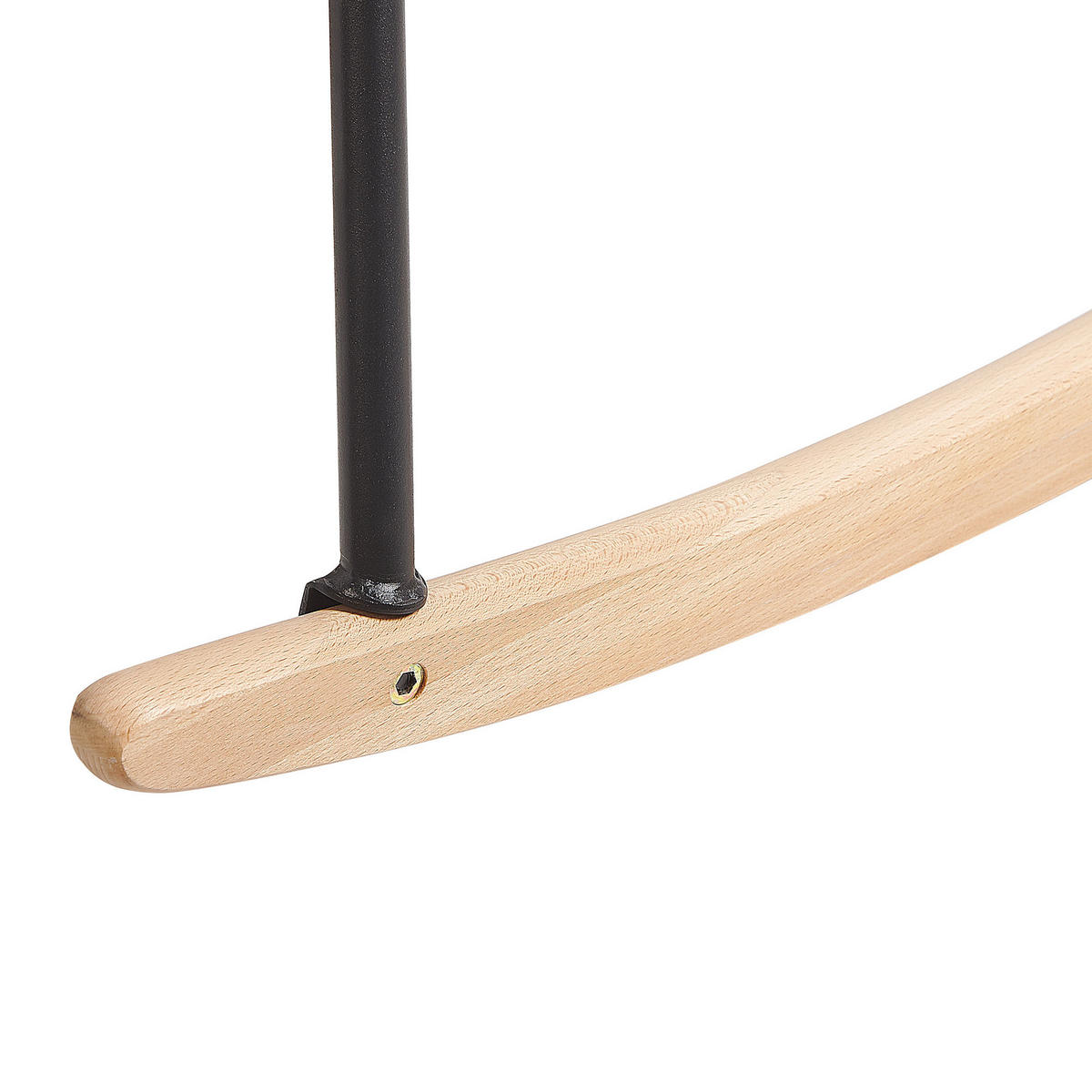 SCHAUKELSTUHL Samtstoff Blau Liarum - Blau, Holz/Textil (60/82/74cm) - Beliani