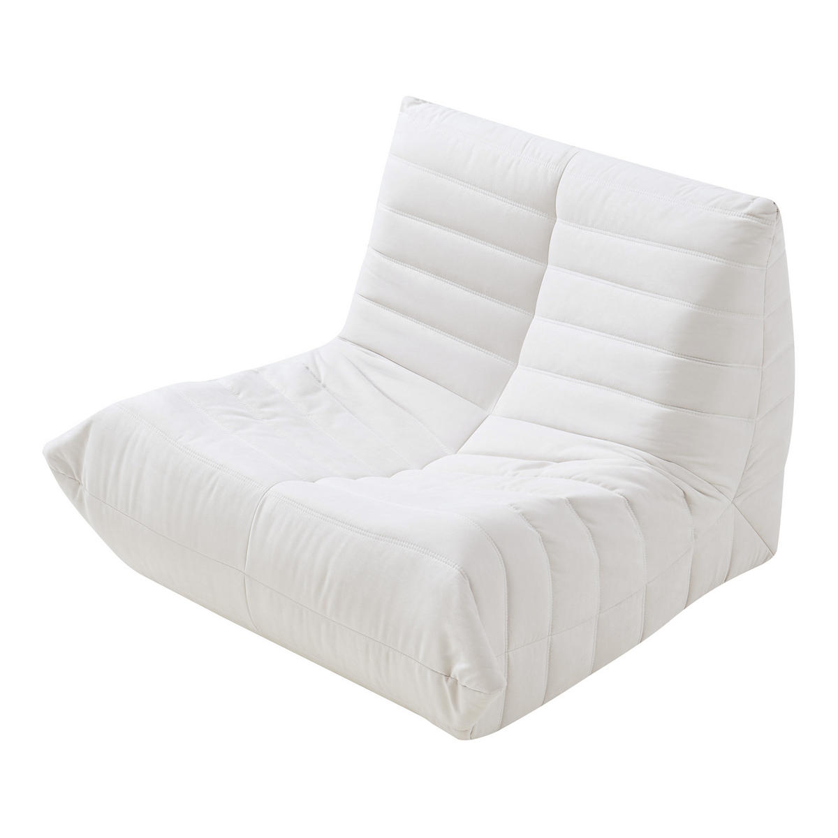 BODENSESSEL Kodsø - Beige, Textil (90/75/100cm) - [en.casa]