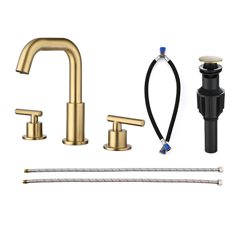 ARMATUR für Warm- und Kaltwasser – Gold – G1/2 - Platinfarben, Metall (35/8.5/28cm)
