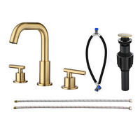 ARMATUR für Warm- und Kaltwasser – Gold – G1/2 - Platinfarben, Metall (35/8.5/28cm)